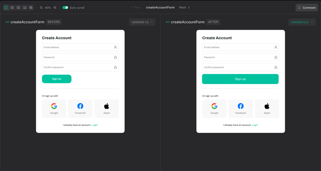 The Hexby Review view handing off approved changes, then a pull request created.