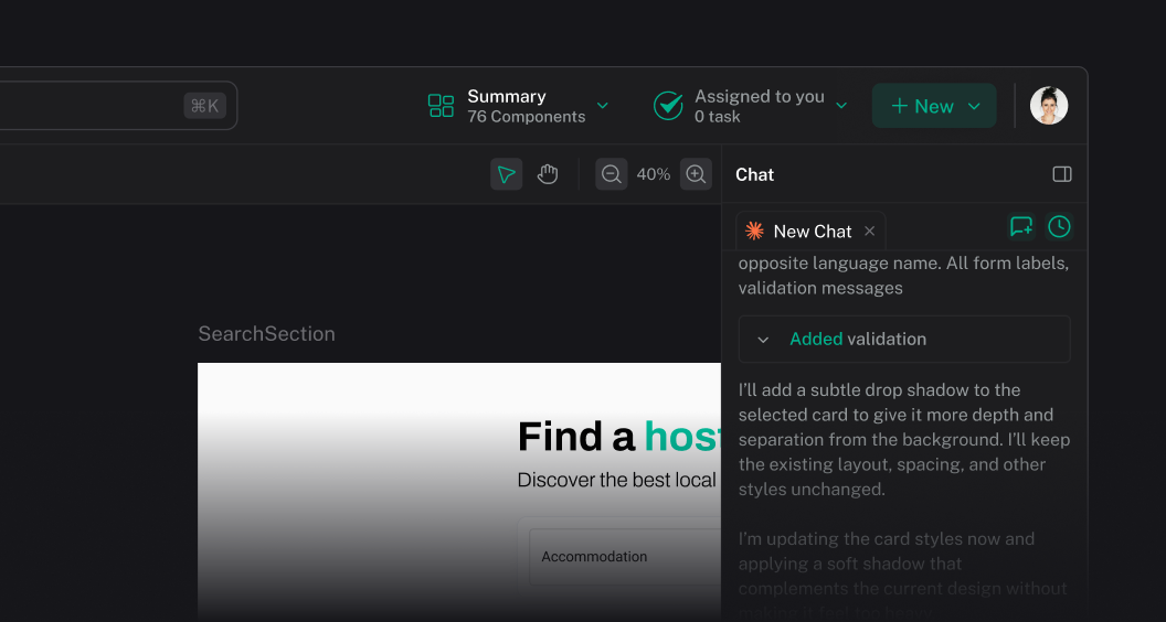 Hexby with Assigned to you at 0 tasks, then 1 new, and a reviewer notification.